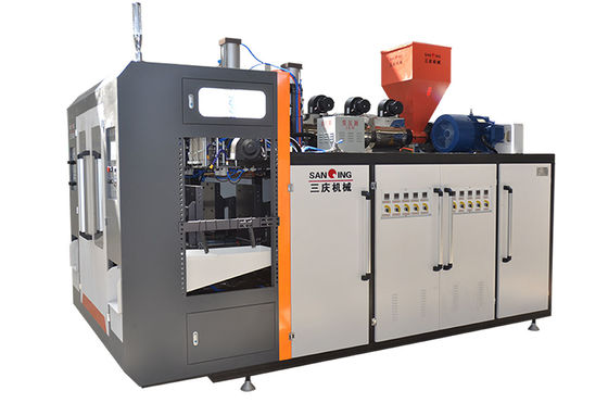 Качество  CE Jar Blow Molding Machine 2 Die Heads Plastic Water Bottle Blowing Machine 11kw Фабрика